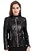 Produktbild Damen Jacke Kunstlederjacke Bomberjacke Biker Leder Oberteile Mantel Coat Zieher Outwear Bikerjacke