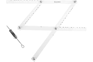 SM SunniMix 340mm Pantographe Artiste Dessin Outil Pliant Échelle Règle Multi-Fonctionnelle Charpentiers Ingénieur Bureau Scolaire Plans