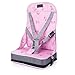Dopobo® Portable Foldable Baby Toddler Infant Dining Chair Booster Seat Harness Travel Storage Chair (Pink)