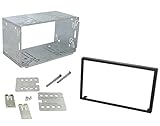  Kit de instalación universal 2 Din Double-DIN soporte marco Metallique 183 x 103 mm)