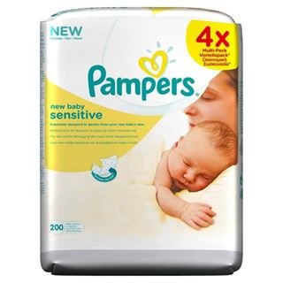 Preisvergleich Produktbild Verwöhnt Neues Baby Empfindlichen Wischtücher (50 X 4 Pro Packung)