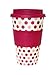 Produktbild Ecoffee Cup - Pink Polka - 400 ml - Wiederverwendbarer Coffee to go Becher aus Bambus