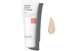 FACED Face D - CC Cream Crema Viso Corretrice del Colore con Acido Ialuronico SPF 20, 40 ml (Light)