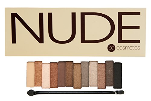 Accentra Lidschatten-Palette mit 12 x 1 g verschiedenen Nude, 1er Pack (1 x 1 Stück) - 3