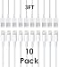 Produktbild Lightning Kabel, Masumark Ladekabel 1m (3ft) USB Kabel für iPhone X, 8, 7, 6, 6 Plus, 5, iPad, Air, Mini, iPod, iOS 9, 10, 11 (10 Pack)