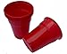 Produktbild 50 Stück Trinkbecher Plastikbecher Bierbecher Partybecher 0,4 l rot
