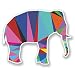 Produktbild 2 x 10cm/100mm Cool Elephant Vinyl SELBSTKLEBENDE STICKER Aufkleber Laptop reisen Gepäckwagen iPad Zeichen Spaß #6783