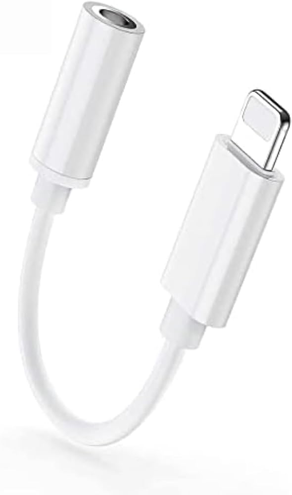 UYGUN ELEKTRONİK iPhone 13/13 Pro/12/12 Pro/11/11Pro için Lightning to 3.5mm Aux Jack Kulaklık Dönüştürücü Adaptörü. iPhone 13/13Pro/13Pro Max/12/12 Pro/12Pro Max/11/11 Pro/11/Pro Max/X/XR/XS/XS Max/8/7 Uyumlu