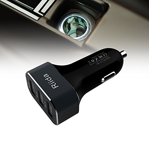 Cargador de coche    7 2A 36W  3 Ports Multi-port Fast-speed USB Car Charger for Apple iPhone  iPad  iPod  and Android Device