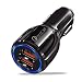 Produktbild Gilsey Quick Charge 3.0 kfz Ladegerät 2-Port USB Autoladegerät mit Doppelten QC 3.0 Anschluss, Autoadapter für Smartphones Tablets Bluetooth Gerät