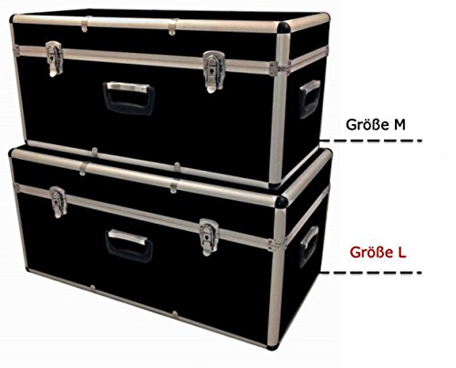 Transportkoffer mit Aluminiumrahmen und schwarzem ABS Korpus – ölbeständig und schlagfest – in verschiedenen Größen (groß) - 4