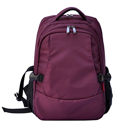 Baby Diaper Nappy Changing Bag Multifunctional Mummy Large Capacity Backpack Nursery Changing Bag Handbag Tote Travel Shoulder Backpack (Purple)