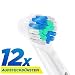 Produktbild Belmed Ersatzbürsten für Oral B - (EB17) Aufsteckbürsten voll kompatibel mit Braun Oralb Vitality, Pro Health, TriZone, Advance Power, Genius 8900, 9000, Professional Care, Triumph und Deep Sweep...oral b aufsteckzahnbürsten - Oral B Aufsätze Aufsteckbürsten - FlossAction EB25 - Cross - Action - Precision Clean - Tiefenreinigung - Sensitive - 3DWhite - zahnbürstenaufsätze (12)