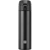 Zwilling Thermo Mat, 7 Hours Hot Keeps 12 Hours Cold, Stainless Steel, Black, 450 ml