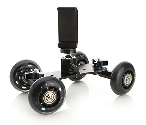 Arktis Wolffilms iPhone 8 & iPhone 8 Plus X 7 & 7 Plus & iPhone 6s 6 & Plus 5s 5 4 4s SE CAMROVER DSLR Dolly Slider Mini Kamerawagen