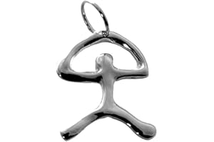 INMACULADA ROMERO IR Colgante Plata Ley 925M. Indalo 22mm. Liso Ancho 18mm.