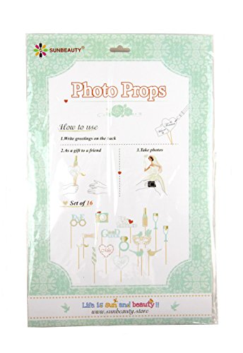 SUNBEAUTY Fotorequisiten Hochzeit Wedding Foto Booth Fotoaccessoire für Hochzeit - 8