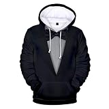 NPRADLA 2018 Anzug Damen Herren Muster 3D Druck Langarm Caps Sweatshirt Pullover Tops Bluse