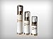 Produktbild zokoty creme Flasche Wasser Airless Serum Flasche nachfüllbar leer 15 ml/30 ml/LSF15 mattiertes und Gold Chrom mit GAP