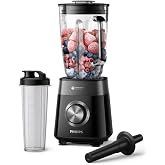 Philips Serie 5000 Batidora, Motor ProBlend Plus de 1200 W, Prepara Batidos Espesos de Fruta Congelada, Capacidad de 2 Litros