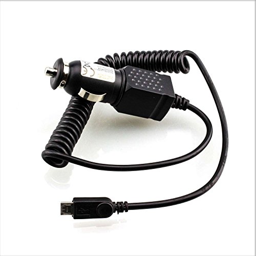 caseroxx Car Charger Car Charger for Pivothead Durango, flexible charger for charging at 12V socket or cigarette lighter in the vehicle