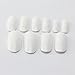 Makartt® 500 Oval Nails Tips Round Fullwell White Color Tips False Nail Art Tips Dropshipping