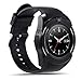 Produktbild SmartWatch, Anding Intelligente Uhr Armband Sport Fitness Tracker SIM TF Karte mit Pedometer Sleep Monitor Wasserdicht Wireless Smart Armband für Android Iphone (Black)