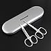 PIXNOR Nose Hair Scissors Beard Eyebrow Trimmer Scissors Stainless Steel Set