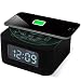 Produktbild LHXHL Wireless Charging Wecker Radio Bluetooth-Lautsprecher, kabelloses Ladegerät für iPhone X, 4 Dimmer, Schlummerfunktion, USB-Ladegerät, Freisprecheinrichtung für Schlafzimmer
