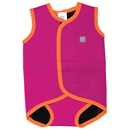 Splash About Baby Wrap Neoprene Wetsuit - Pink and Mango, 18 - 30 Months