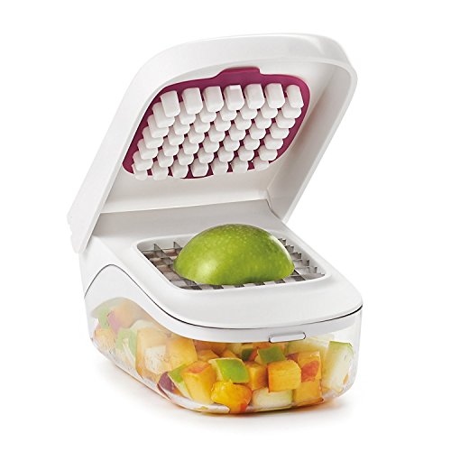 OXO Good Grips 11122600MLNYK Gemüsehacker, Edelstahl, weiß / transparent, 20 x 10 x 10 cm - 12