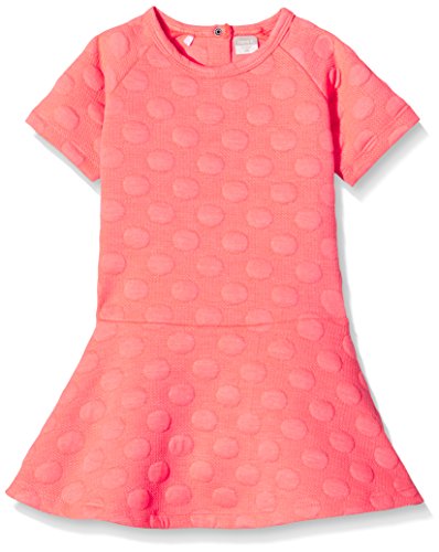 Name It Baby-Girls Flat Dress, Pink (Fiery Coral), 18-24 Months (Manufacturer Size:92)