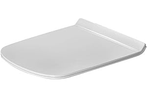 Duravit Deska sedesowa DuraStyle, Deski sedesowe z zamknięciem soft, pokrywa toalety z duroplastu, z zawiasami ze stali nierdzewnej, biały