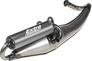 MIM Distribution Tubo di scappamento Giannelli Extra V2, marmitta omologata per scooter compatibile Zip, Stalker
