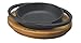 Produktbild Lava Cookware LV ECO Y TV 12 K4 Runde Geschirr und Teller aus Holz, Durchmesser 12 cm, Gusseisen, schwarz