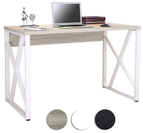 SixBros. Bureau Informatique Aspect bois de chêne 