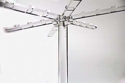 Estellani® hoher Schmuckständer „Karussell“ Höhe47cm, Schmuckhalter, Kettenständer, Jewelry Display, Schmuckaufbewahrung, Kettenaufbewahrung, Schmuckdisplay, Armbandhalter, Collierständer - 6