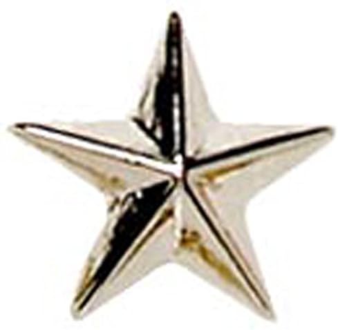 Womack Graphics Silver 12mm Raised Star Badge