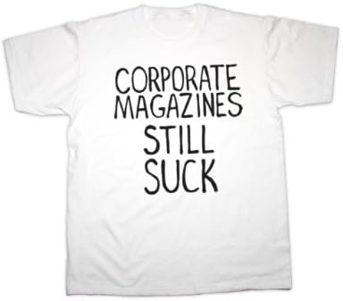 Corporate Magazines Suck As Worn by Kurt Cobain T-Shirt (Small - 5XL) 100% Cotton