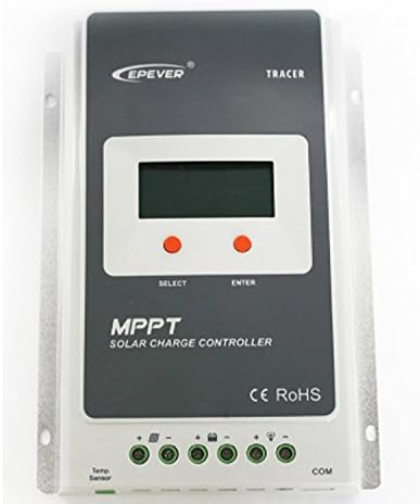 Junjiagao Solar Charge Controller MPPT 100V 40A 12V 24V LCD Solar Panel Charge Charging Controller Voltage Control NEW Tracer1210A Tracer2210A Tracer3210A Tracer4210A (Style : Tracer3210A)
