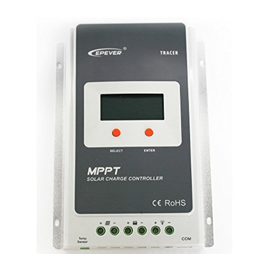 Junjiagao Solar Charge Controller MPPT 100V 40A 12V 24V LCD Solar Panel Charge Charging Controller Voltage Control NEW Tracer1210A Tracer2210A Tracer3210A Tracer4210A (Style : Tracer3210A)