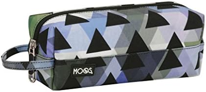 MOOSSafta 841547593 Benetton - Toiletry Bag with Triangles Design, 20 x 8 cm