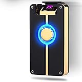 Oumosi batterie en métal Arc sans flamme Briquet avec USB Ligne pour Home