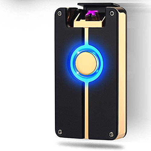 Oumosi batterie en métal Arc sans flamme Briquet avec USB Ligne pour Home