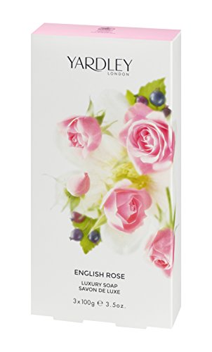 Yardley London English Rose Luxury Soap 3 x 100 g
