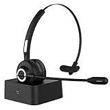 【Sonido Nítido-Claro y Cancelación de Ruido】Aplicando el avanzado micrófono ANC y los protocolos de bluetooth AVRCP HDSP HFP A2DP, HolyHigh Auriculares Bluetooth con micrófono le ofrecen un sonido estéreo natural y rico para llamadas, músicas y multimedia. Le lleva el placer de escuchar cuando está en el tiempo libre. Hace que sea un placer escuchar cuando disfruta de su tiempo libre.