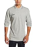 ERROR:#VALUE! Spalding LS Polo Manga Larga, Hombre, Gris Melange/Negro, S