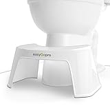 easyGopro 7.5 Inch White One Size Most Ergonomic Toilet Stool