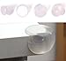 Corner Guards Child Baby Safe Silicone Protector Table Corner Edge Protection Cover 12 Pack (Transparent  round)