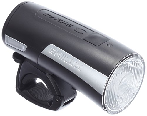 Sigma Frontleuchte Batterie-Frontleuchte LED - Smilux StVZO, Schwarz / Silber, 63385